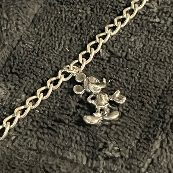 Vintage Van Dell Sterling Silver Mickey Mouse Charm Bracelet - Picture 1 of 6